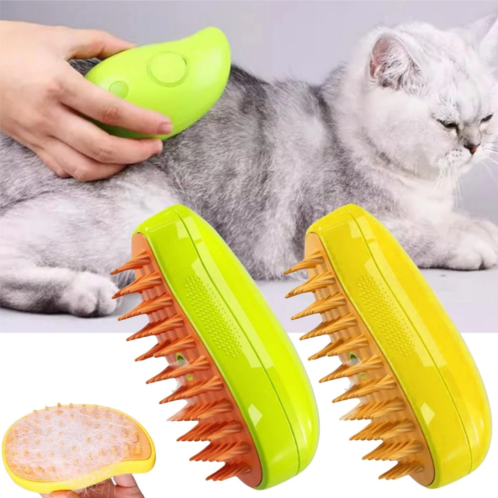 Snuggle & Wag 3-in-1 Pet Steam Brush SnuggleandWag